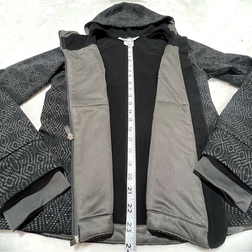 Columbia Jacket Asymmetrical Zip Omni-Shield Softshell Hooded Black Gray Medium - Picture 15 of 17